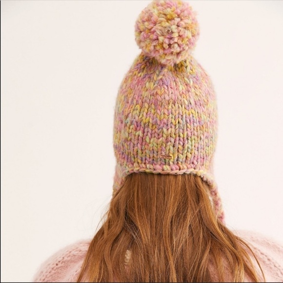 Free People Fox Trot Knit Trapper Hat - Picture 3 of 9